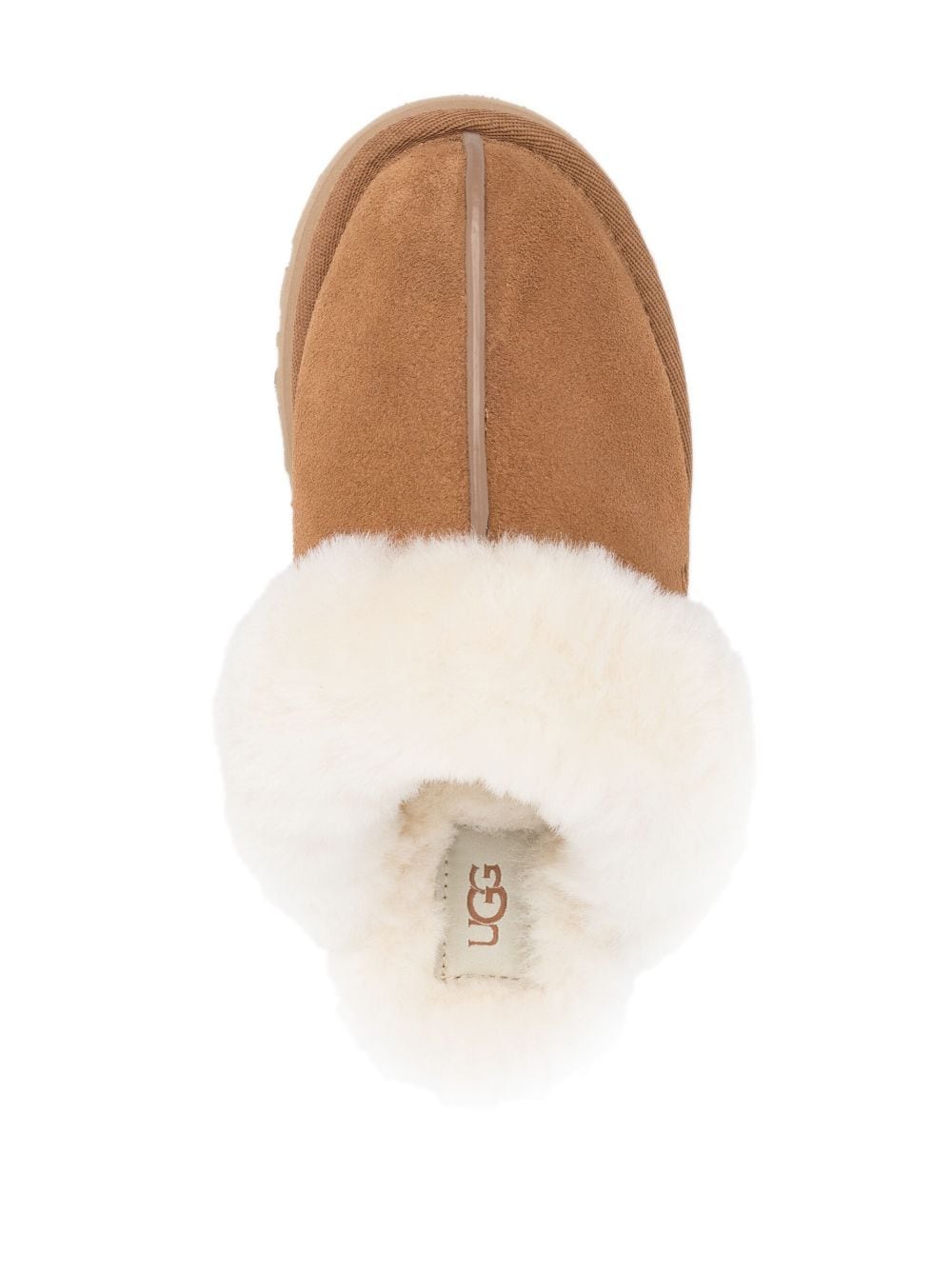 Disquette suede slippers