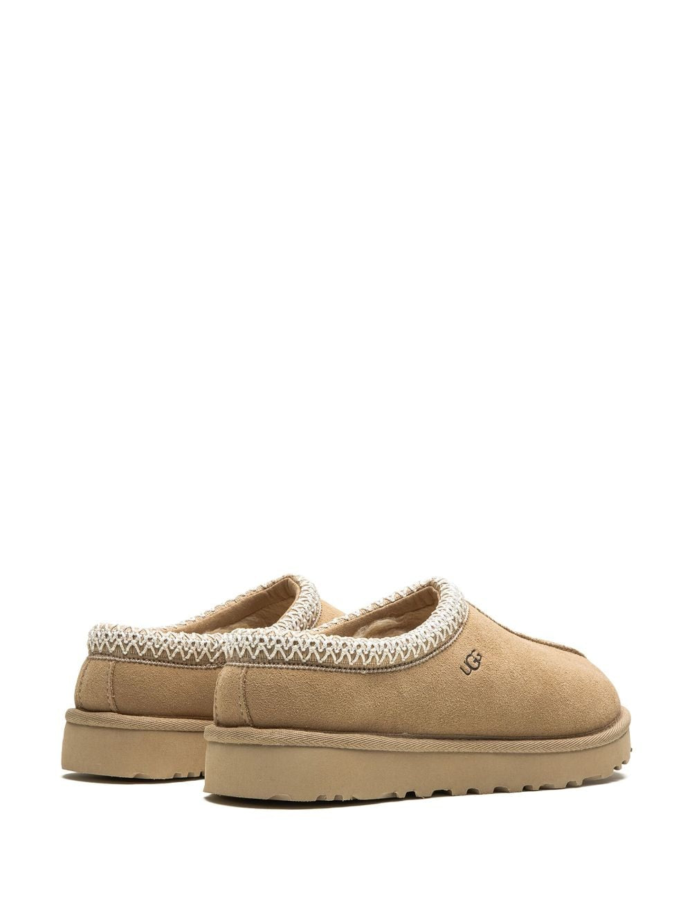 "W Tasmen Beige" suede slippers