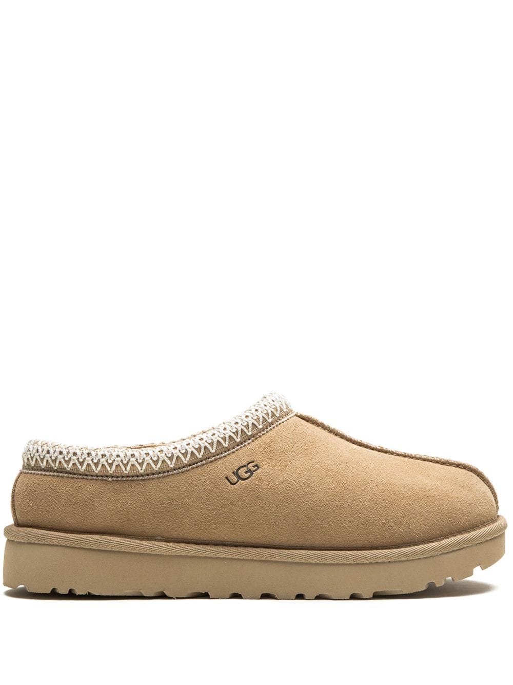 "W Tasmen Beige" suede slippers