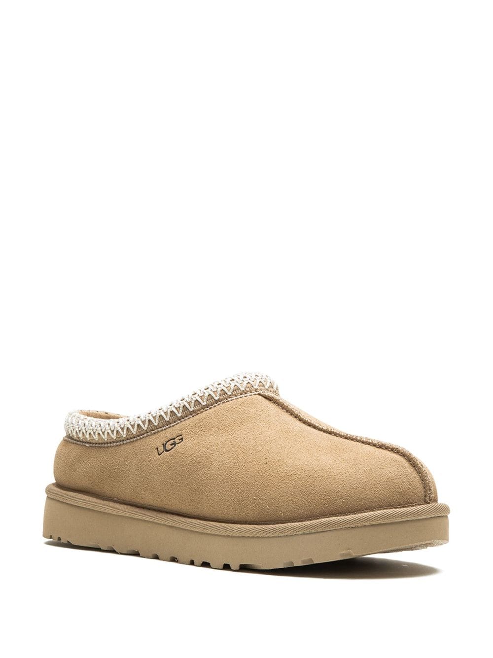 "W Tasmen Beige" suede slippers